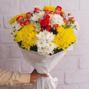 Chrysanthemum & Roses